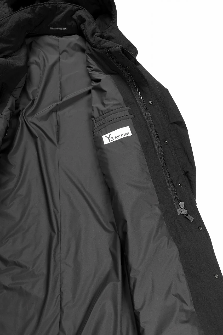 Y's for men MODS COAT / NYLON TASLAN with THINSULATE (BLACK) - Image 15