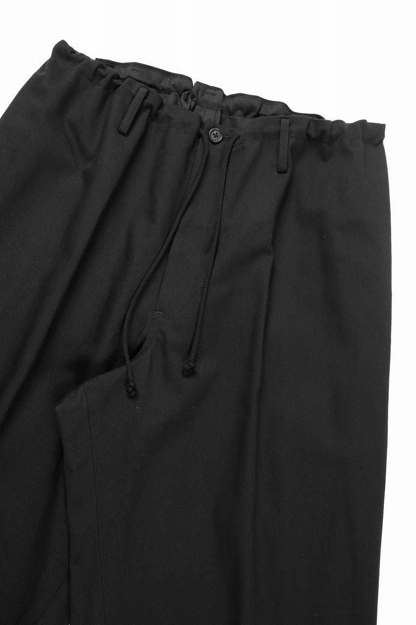 Y's for men PAINTER PANTS / 10S KATSURAGI COTTON (BLACK) - Image 10