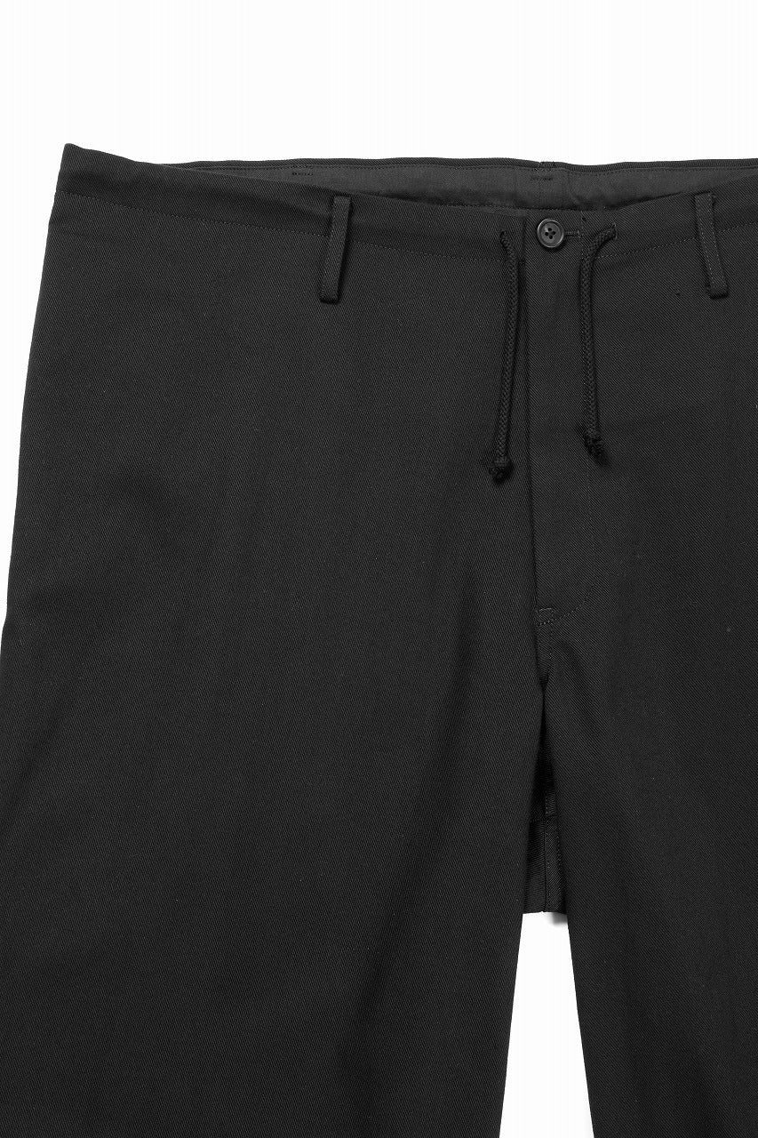 Y's for men PAINTER PANTS / 10S KATSURAGI COTTON (BLACK) - Image 4