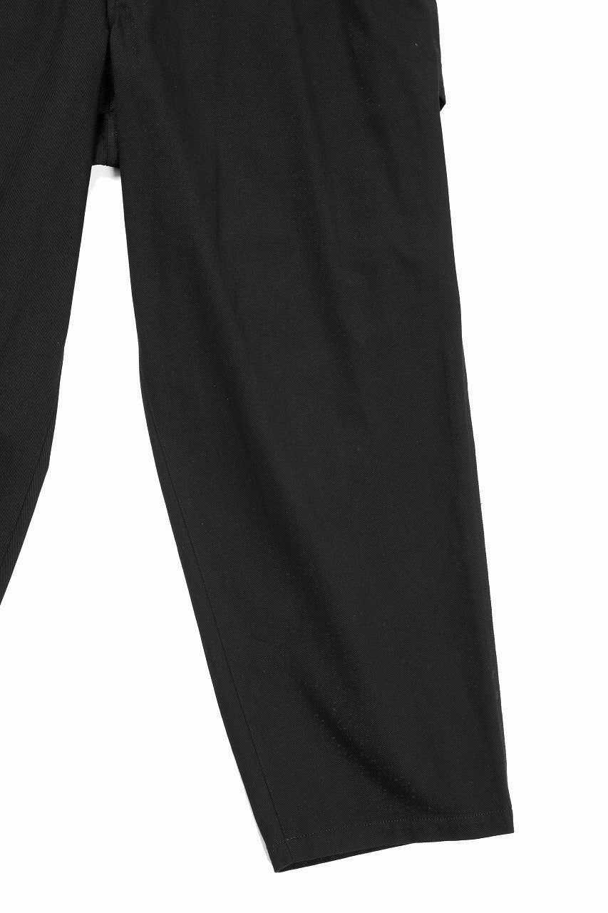 Y's for men PAINTER PANTS / 10S KATSURAGI COTTON (BLACK) - Image 5