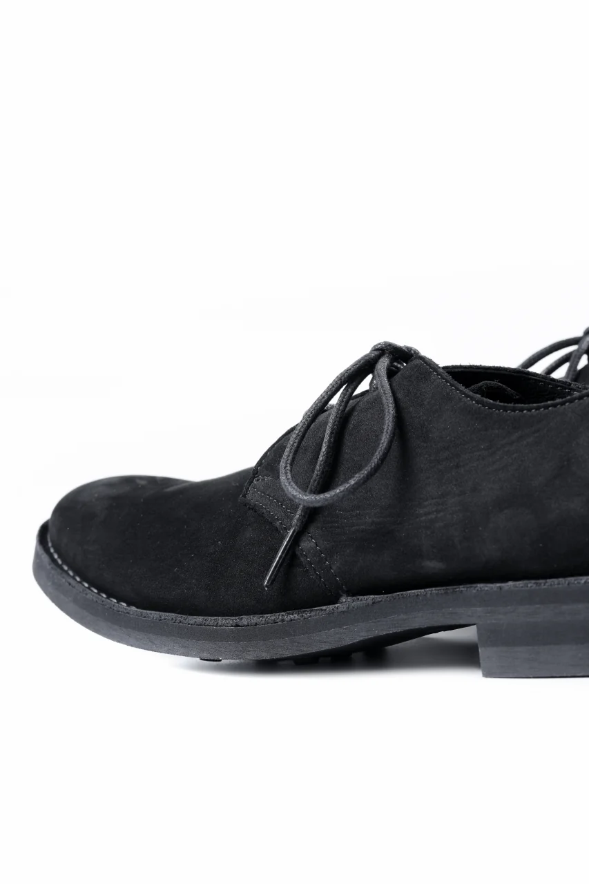 Y's for men PLAIN TOE SHOES / NUBUCK LEATHER (BLACK) - Image 17