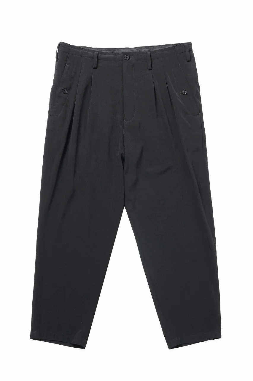 Y's for men POCKET DETAIL PANTS / TA TUXEDO (BLACK)