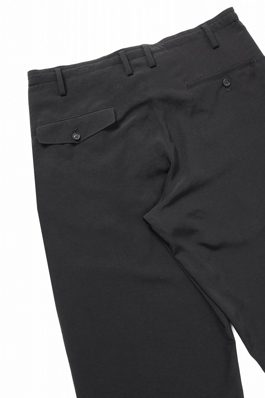 Y's for men POCKET DETAIL PANTS / TA TUXEDO (BLACK) - Image 11