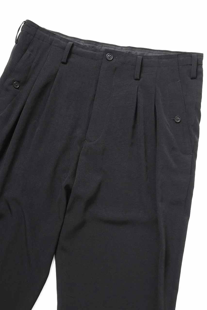 Y's for men POCKET DETAIL PANTS / TA TUXEDO (BLACK) - Image 6