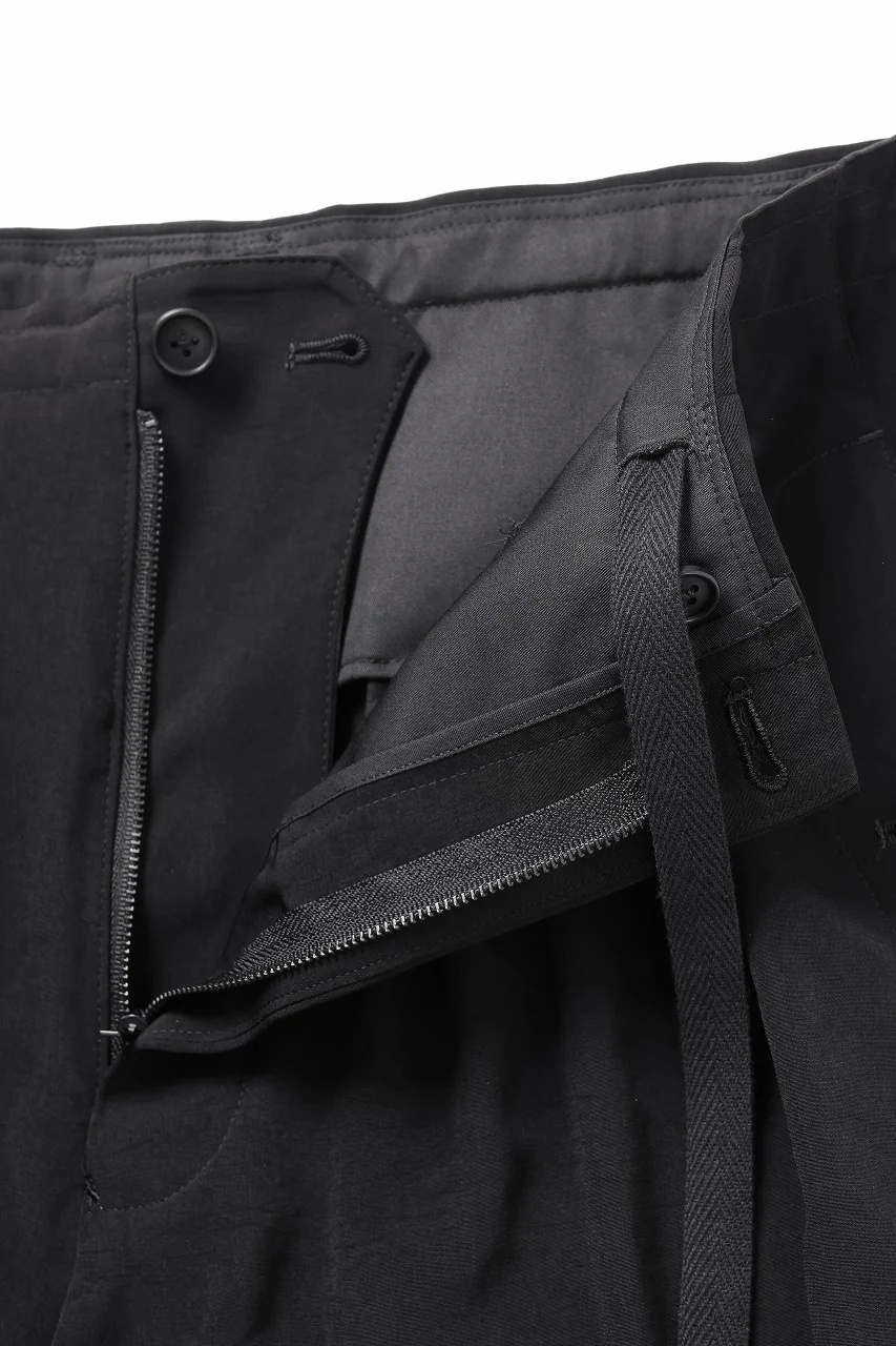 Y's for men POCKET DETAIL PANTS / TA TUXEDO (BLACK) - Image 8