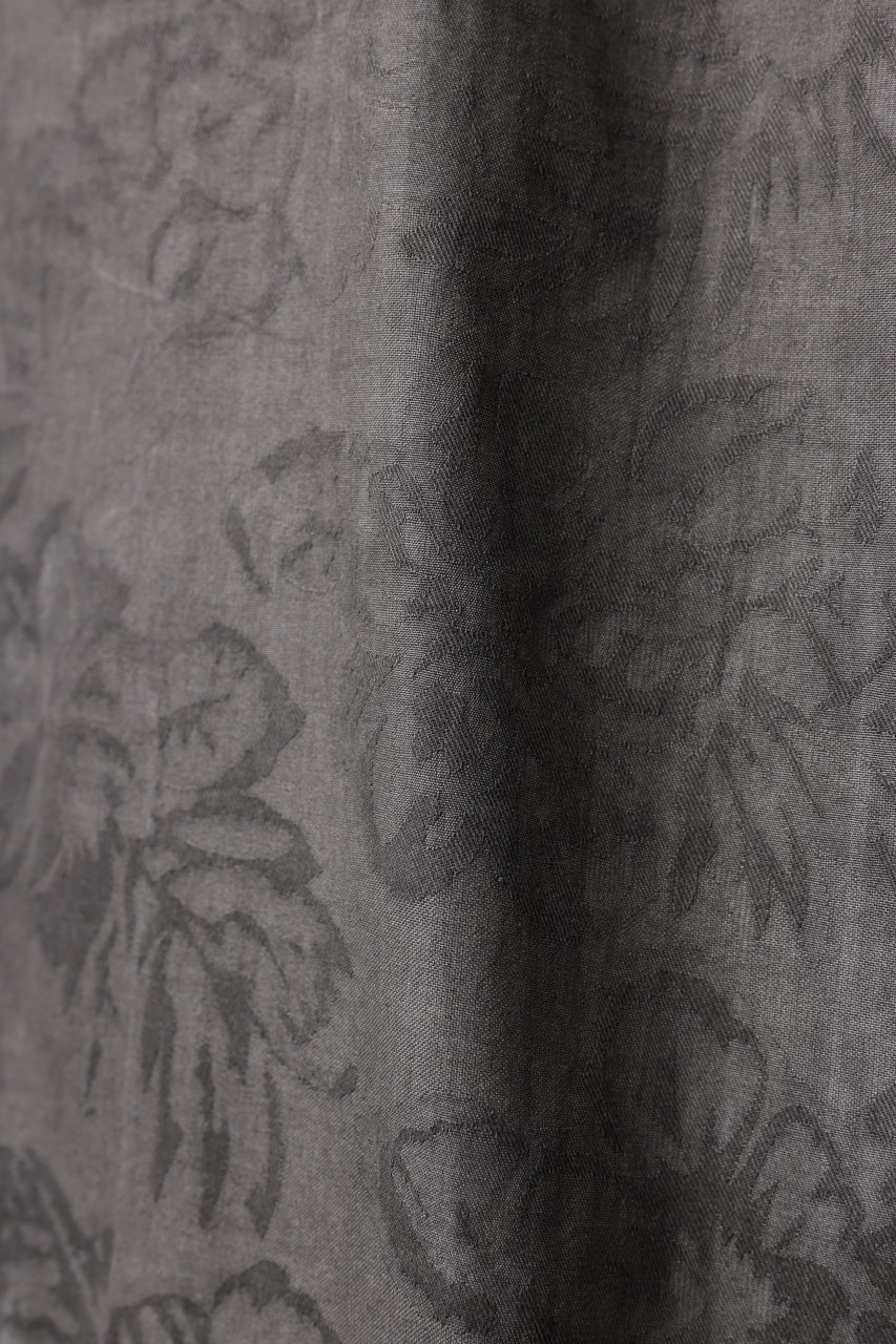 Y's for men SUMI-INK DYED FLORAL JACQUARD SHIRT (BLACK) - Image 29