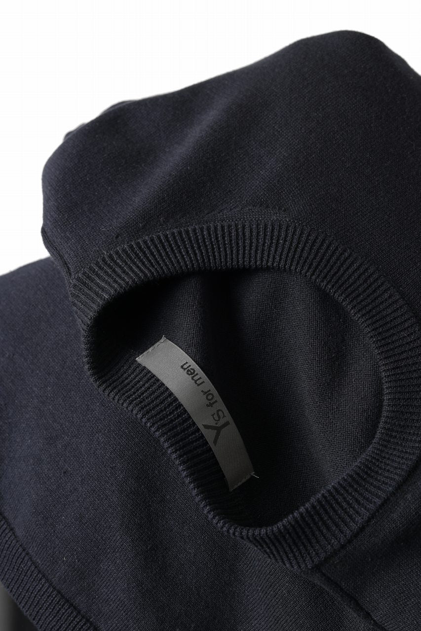 Y's for men SUMMER KNIT PULLOVER / 12G PLAIN STITCH (BLACK) - Image 17