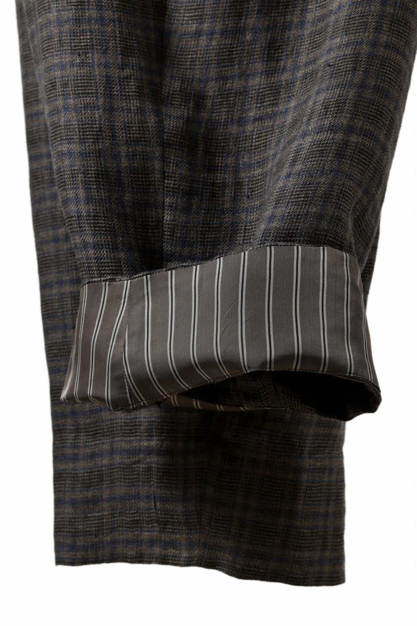 Y's for men SUSPENDER PANTS / ML CROSS CHECK SUMI (BLACK) - Image 3