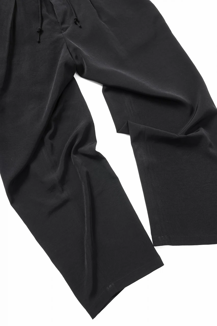 Y's for men WAIST STRING PANTS / TA TUXEDO (BLACK) - Image 13