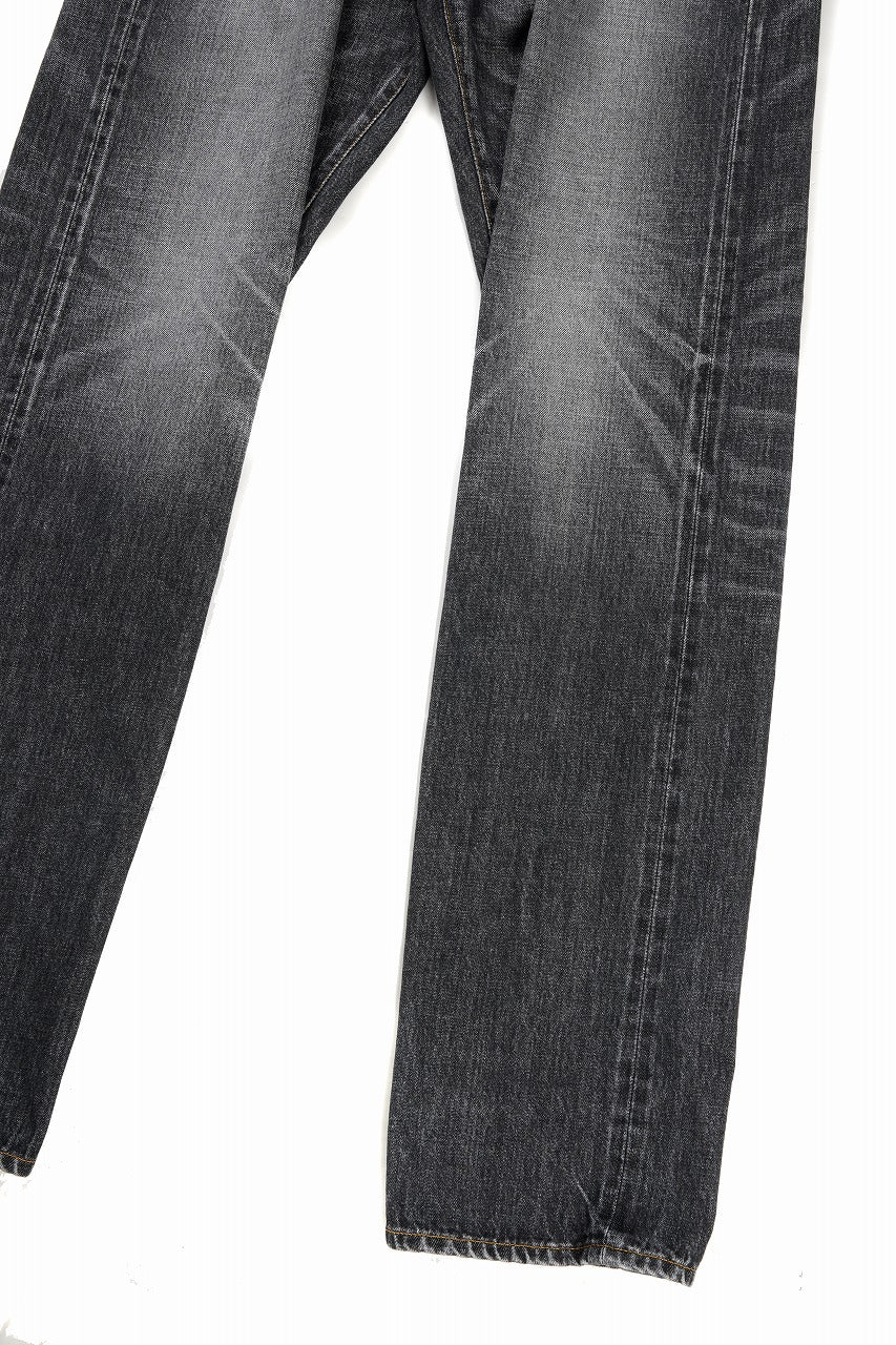 Y's for men x MASSES DENIM PANTS / HAND WASH 14.0oz BAUMWOLLE (BLACK) - Image 6