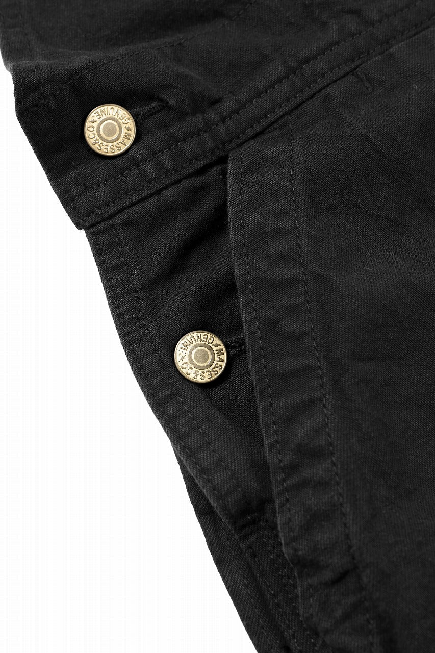 Y's for men x MASSES OVER ALL / MA THIN KATSURAGI TWILL (BLACK) - Image 10