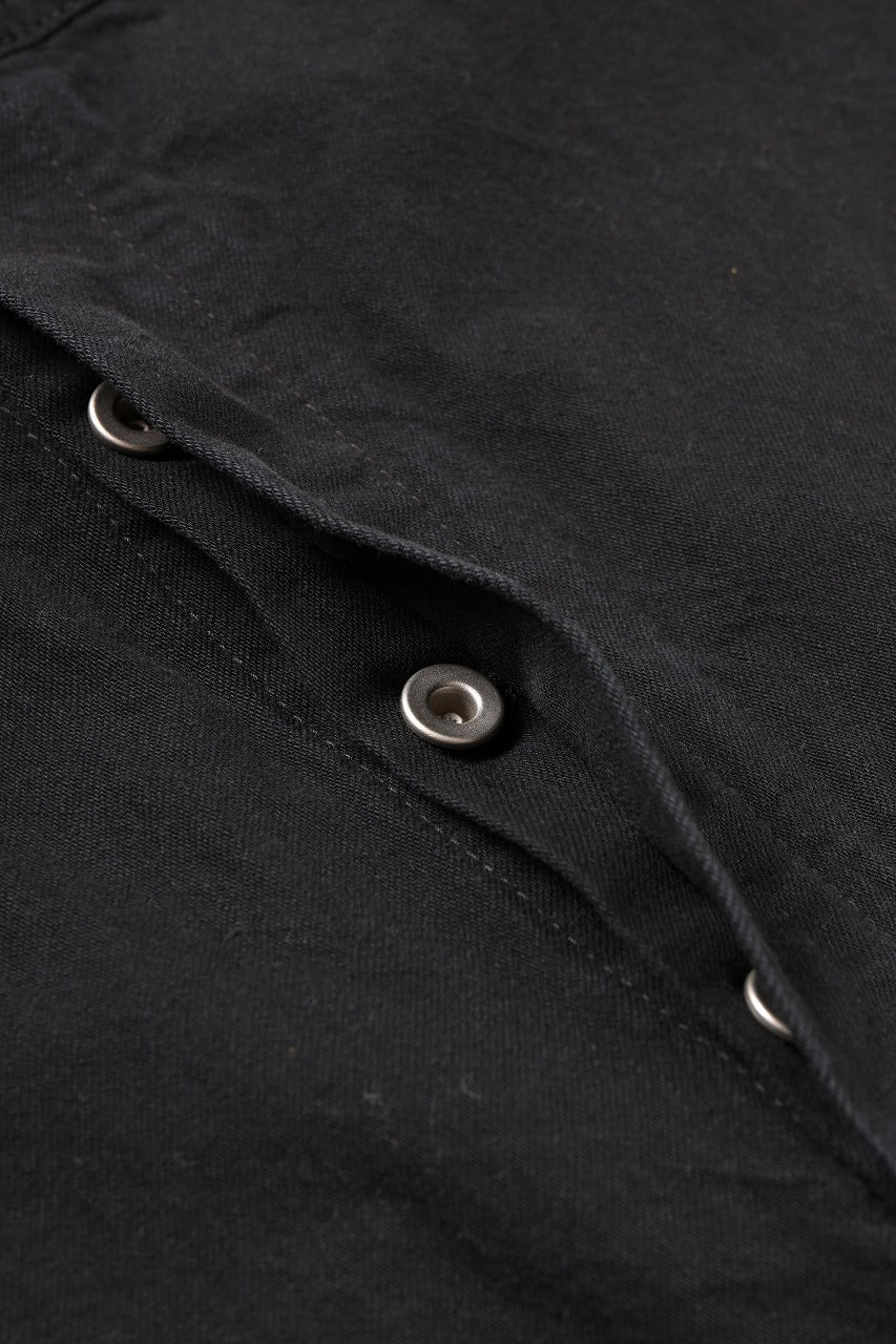 Y's for men x MASSES OVER ALL / MA THIN KATSURAGI TWILL (BLACK) - Image 11