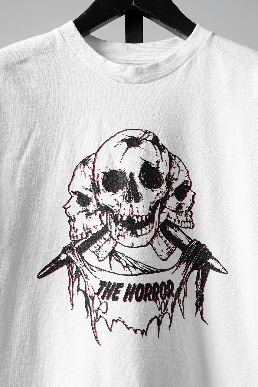 Y's for men x MASSES ROUND BODY S/S TEE / PRINT A (WHITE) - Image 5