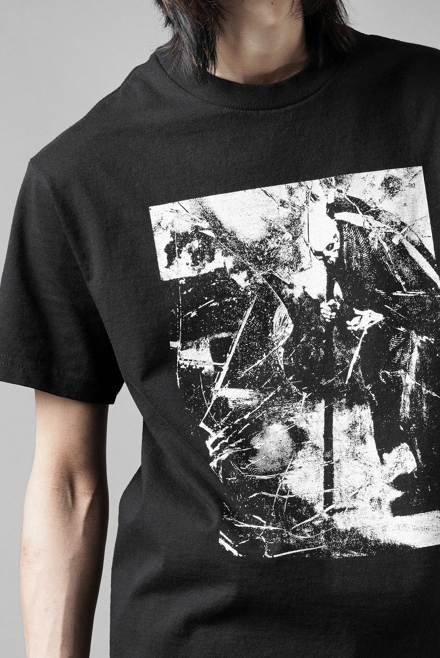 Y's for men x MASSES ROUND BODY S/S TEE / PRINT D (BLACK) - Image 11