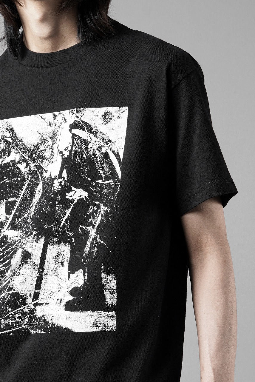 Y's for men x MASSES ROUND BODY S/S TEE / PRINT D (BLACK) - Image 12