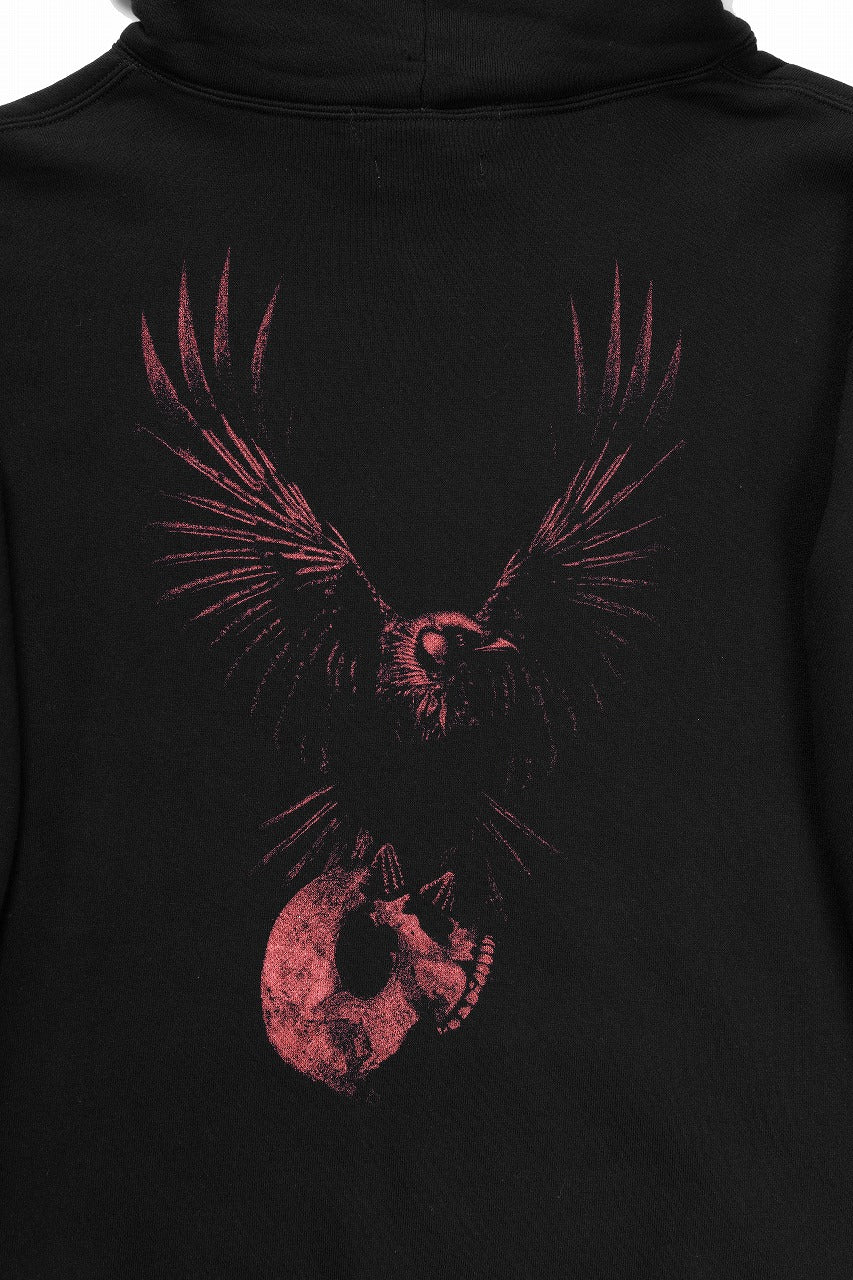 Y's for men x MASSES SWEAT HOODIE / PRINT B (BLACK) - Image 7