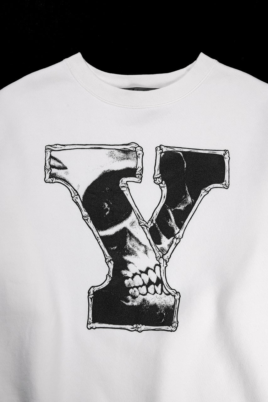 Y's for men x MASSES SWEAT SHIRT / PRINT A (WHITE) - Image 5