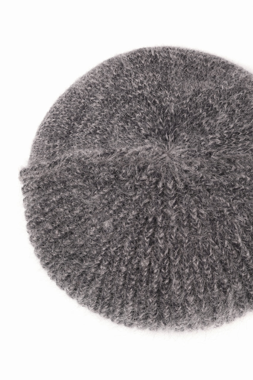 Y's MAHAIR WOOL COMBINATION BERET (BEIGE) - Image 3