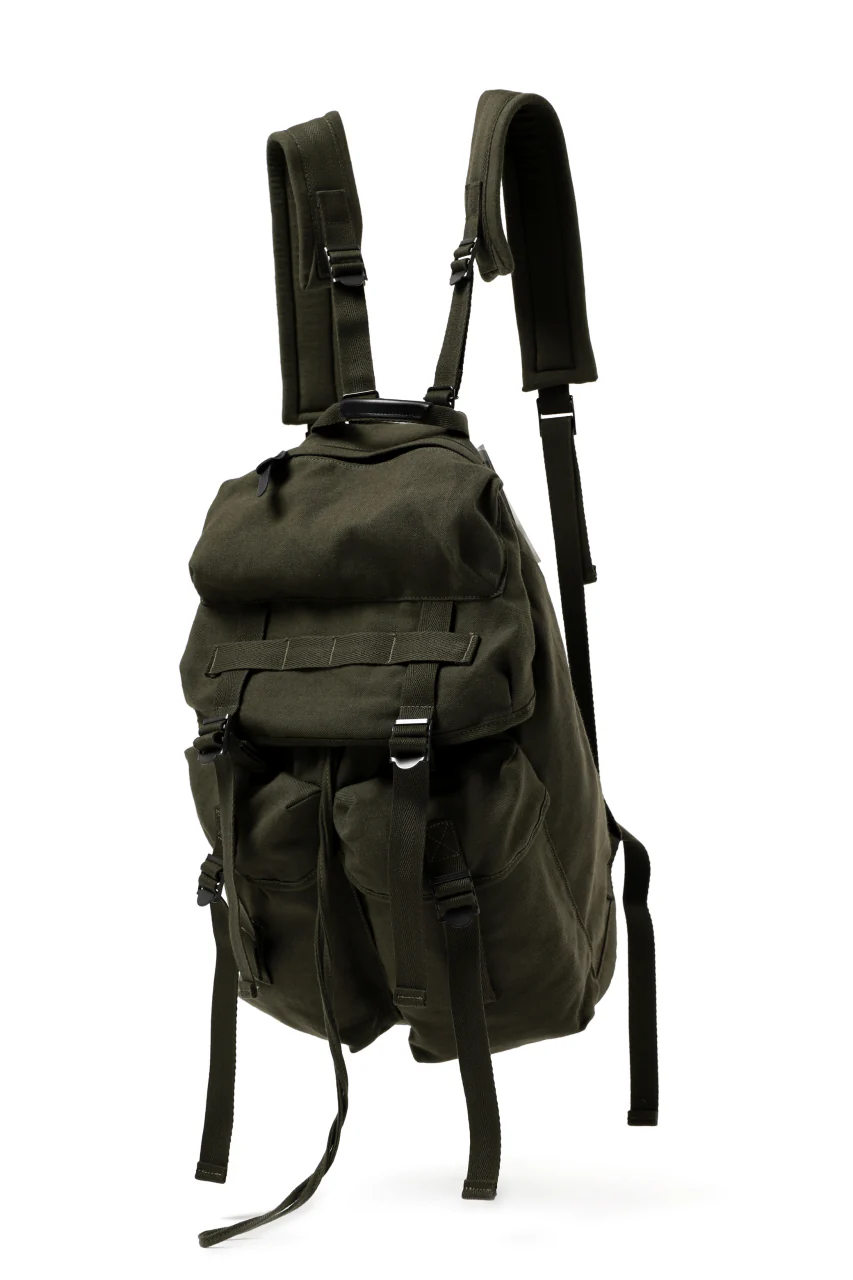 Y's MILITARY RUCK SACK / SURGE WOOL & COTTON (KHAKI)