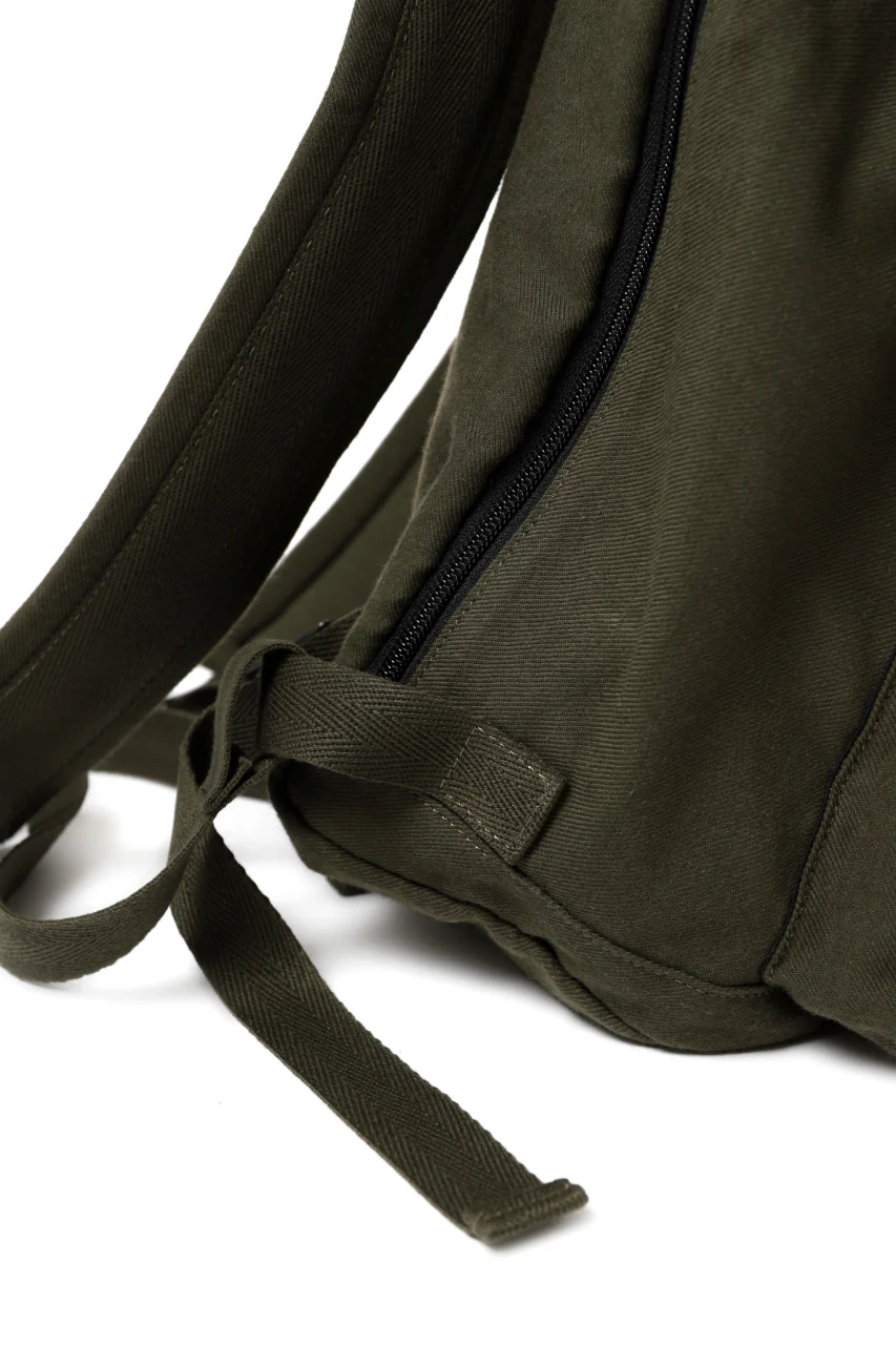 Y's MILITARY RUCK SACK / SURGE WOOL & COTTON (KHAKI) - Image 16