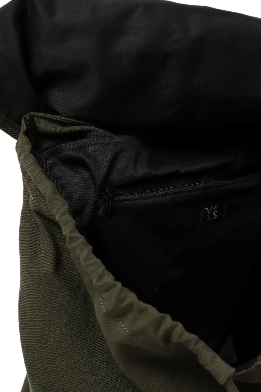 Y's MILITARY RUCK SACK / SURGE WOOL & COTTON (KHAKI) - Image 18