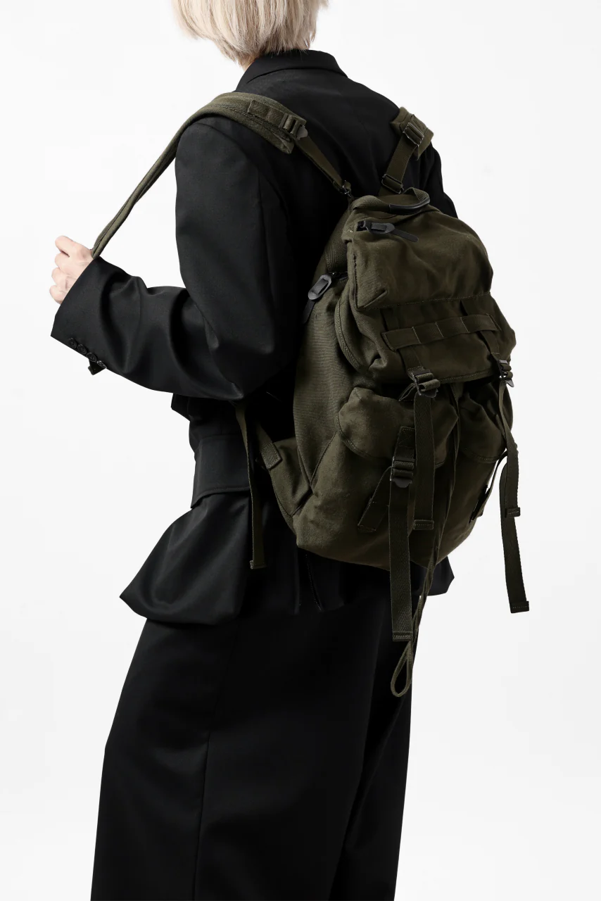 Y's MILITARY RUCK SACK / SURGE WOOL & COTTON (KHAKI) - Image 24