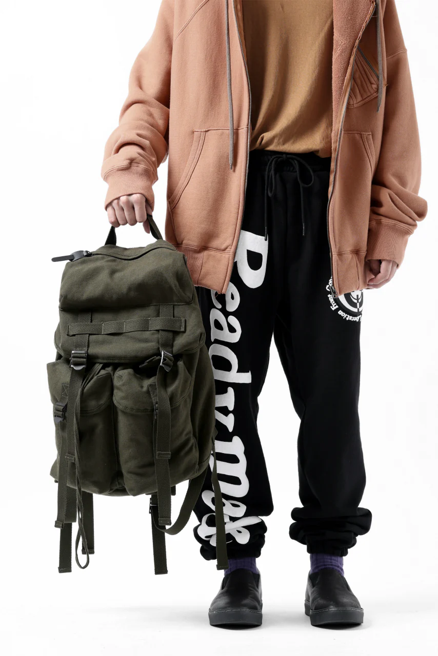 Y's MILITARY RUCK SACK / SURGE WOOL & COTTON (KHAKI) - Image 32
