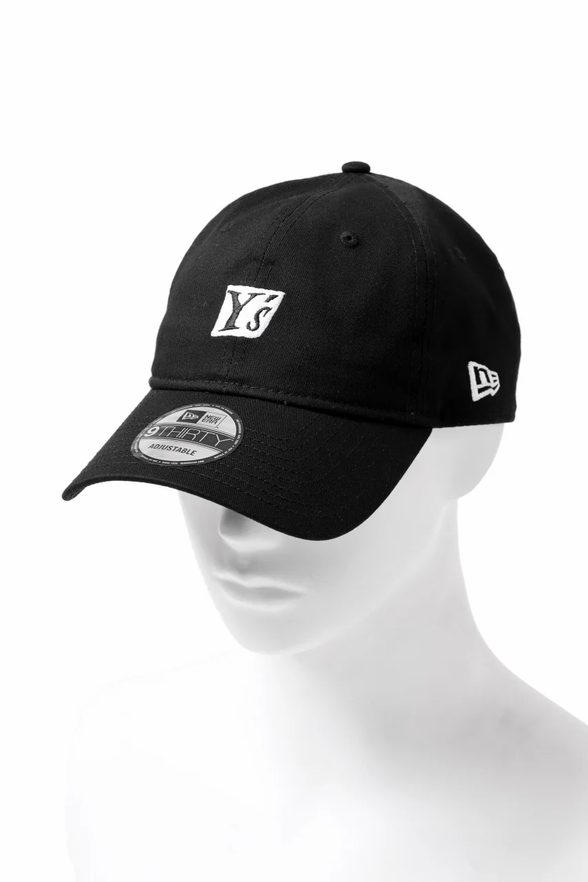 Y's × NEW ERA 9THIRTY EMBROIDERY CAP (BLACK)