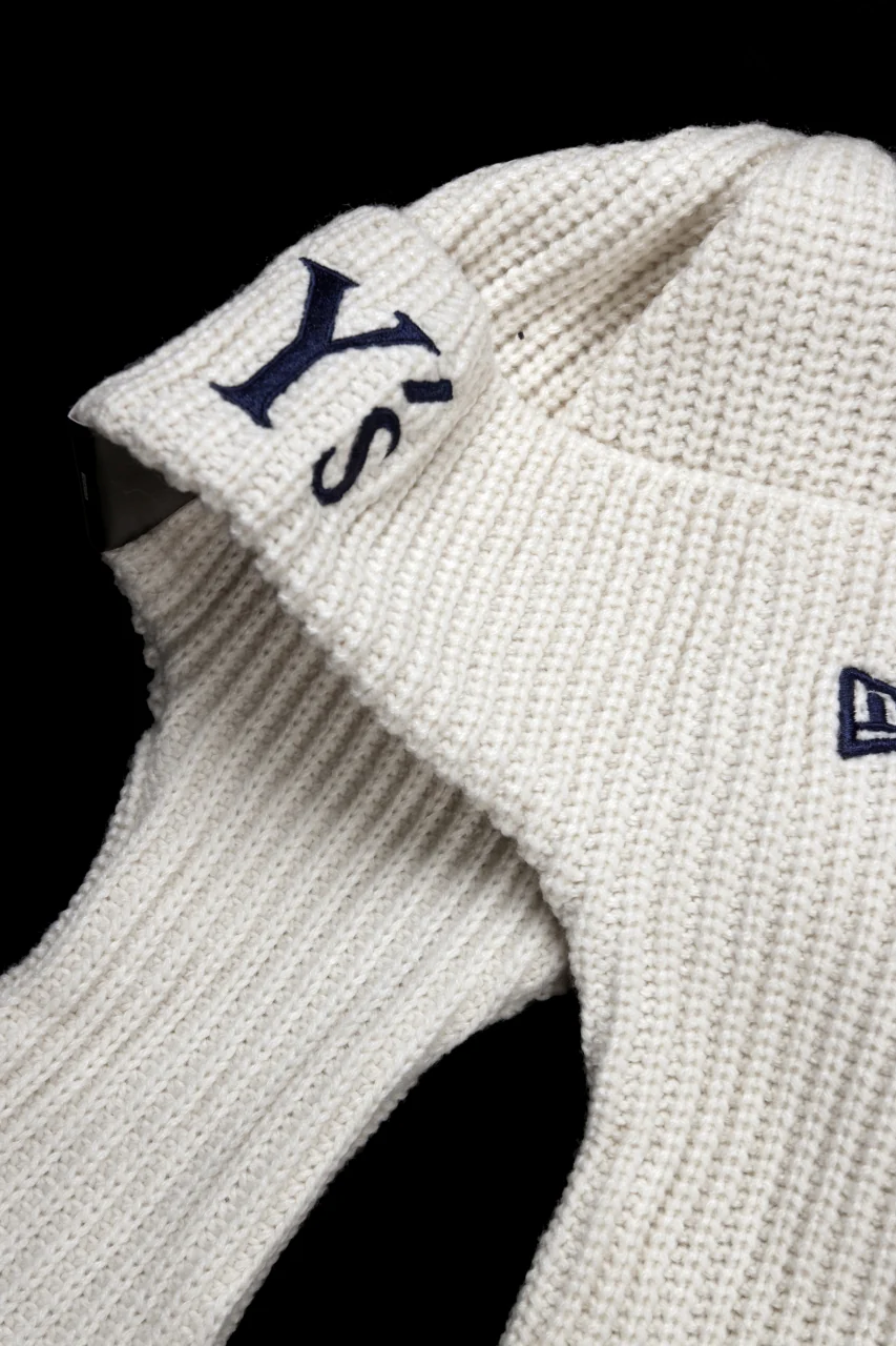 Y's × New Era KNIT TRAPPER (IVORY) - Image 10