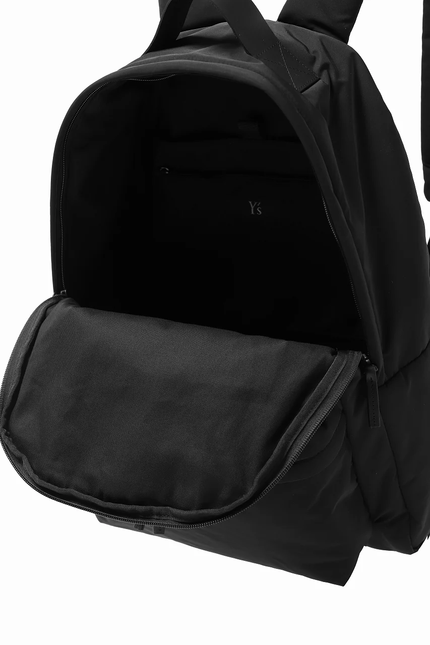 Y's PADDED BACK PACK / MEMORY WEATHER (BLACK) - Image 17