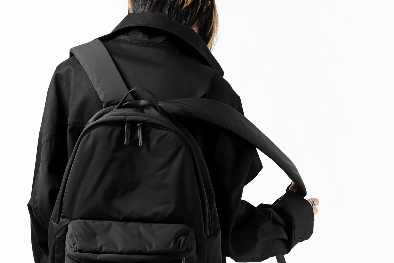 Y's PADDED BACK PACK / MEMORY WEATHER (BLACK) - Image 37