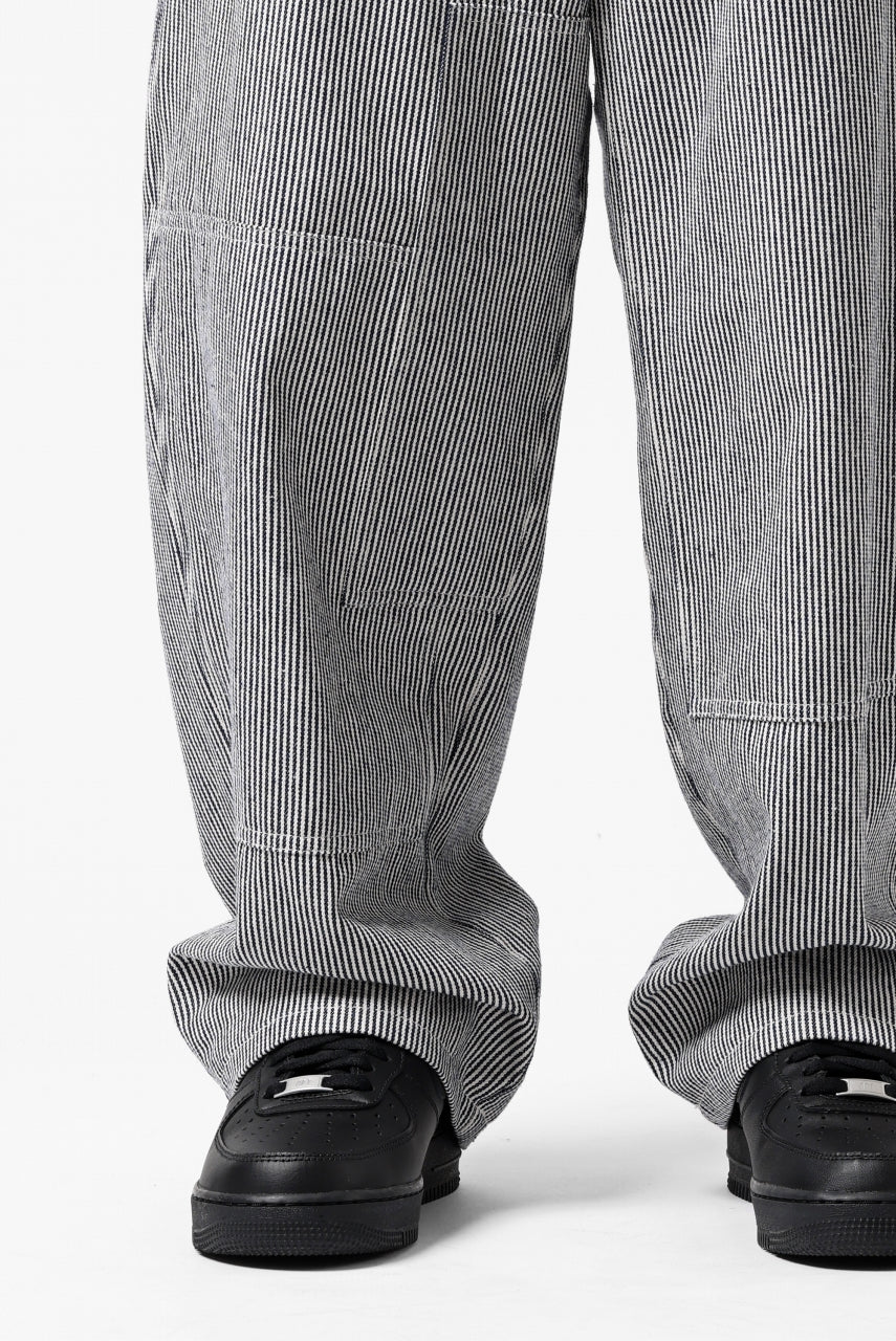 Y's PAINTER WORK PANTS / HICKORY STRIPE DENIM (INDIGO) - Image 20