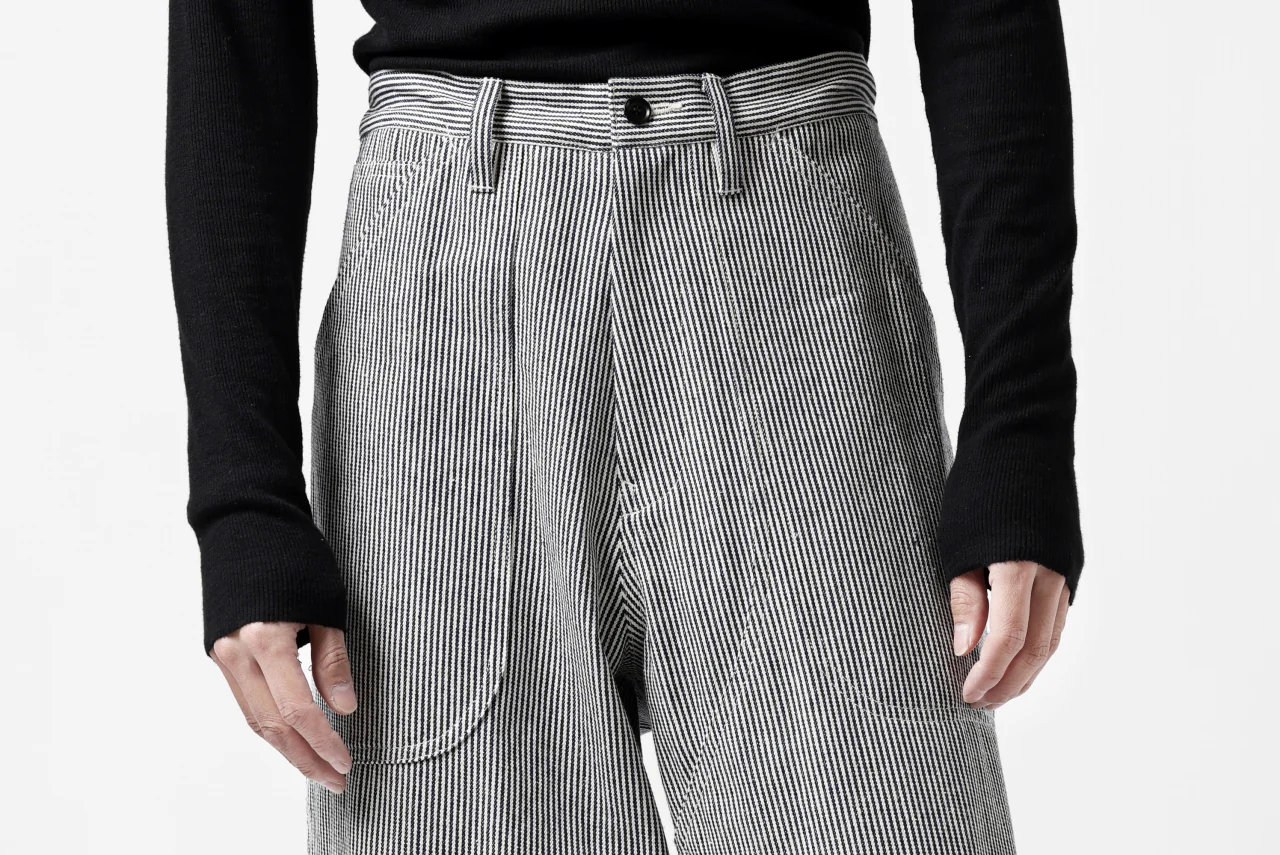 Y's PAINTER WORK PANTS / HICKORY STRIPE DENIM (INDIGO) - Image 22