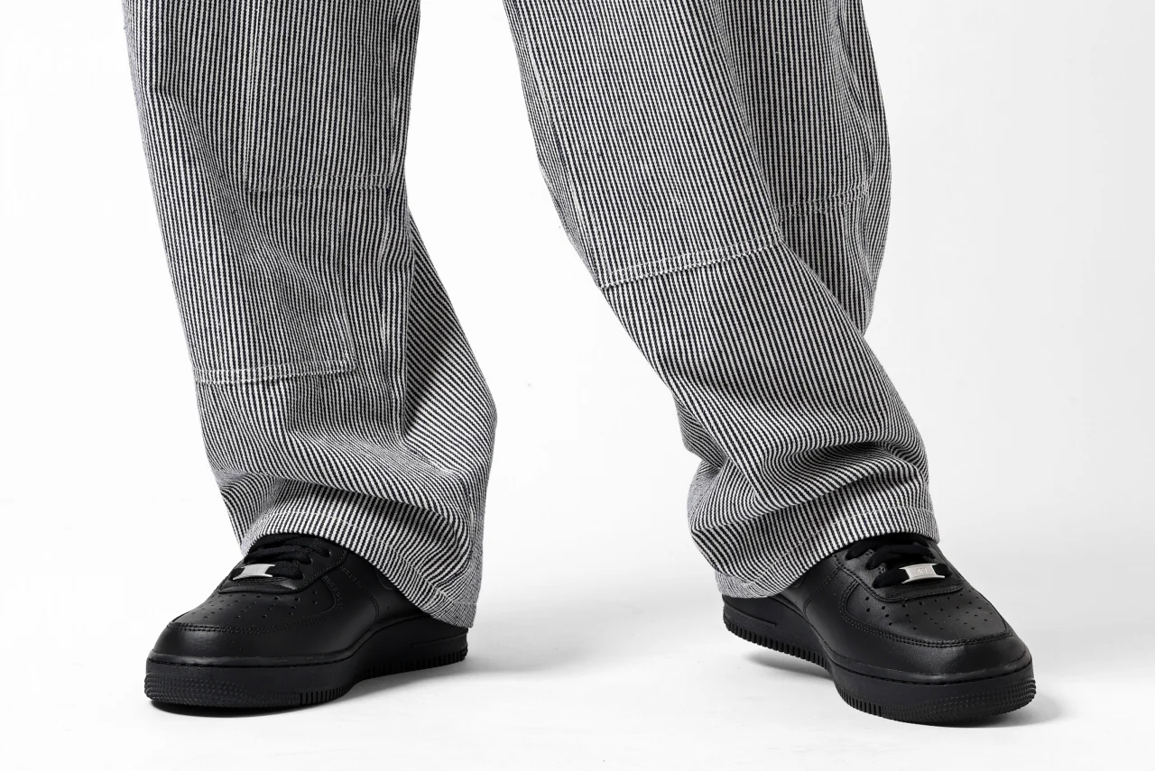 Y's PAINTER WORK PANTS / HICKORY STRIPE DENIM (INDIGO) - Image 23
