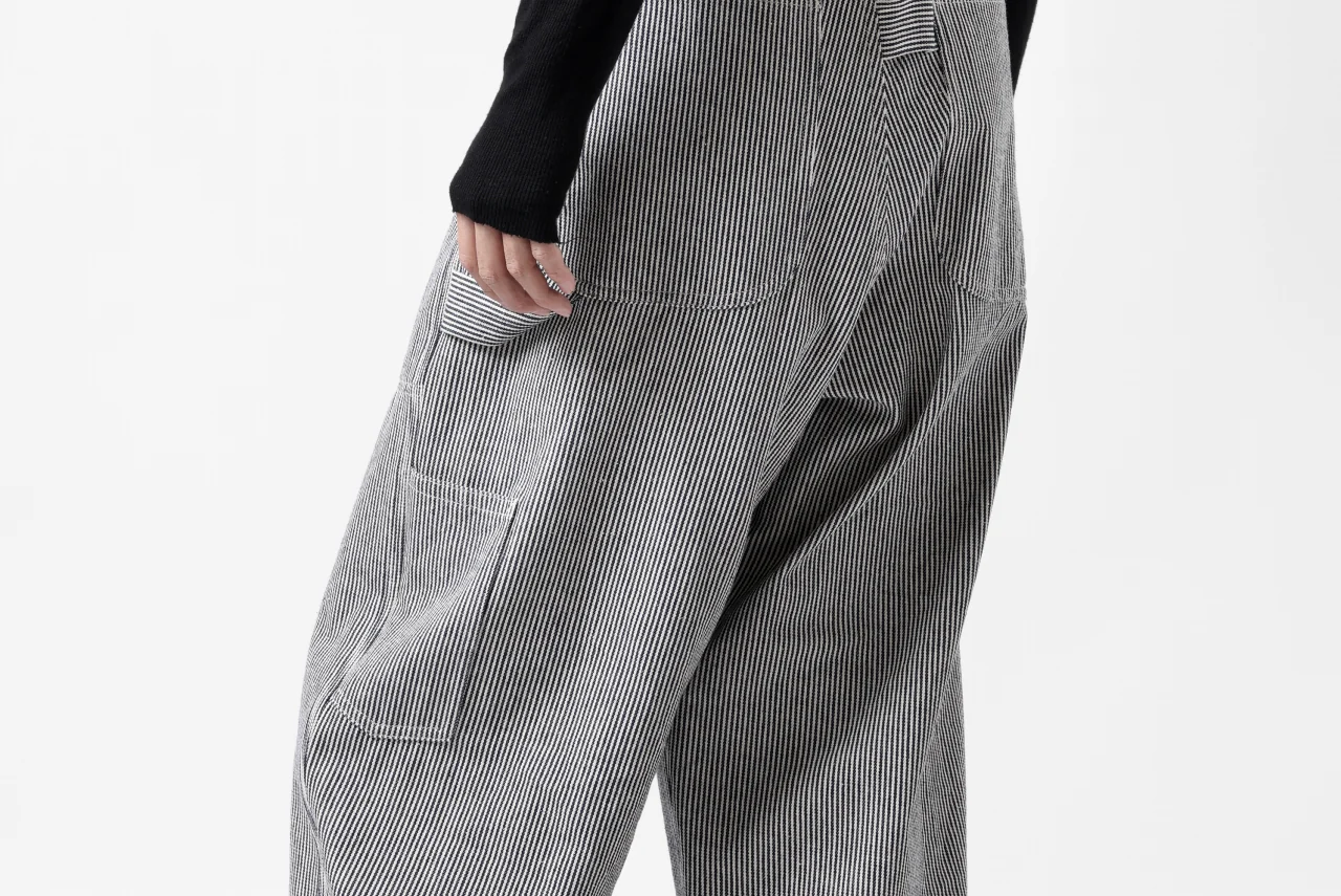 Y's PAINTER WORK PANTS / HICKORY STRIPE DENIM (INDIGO) - Image 24