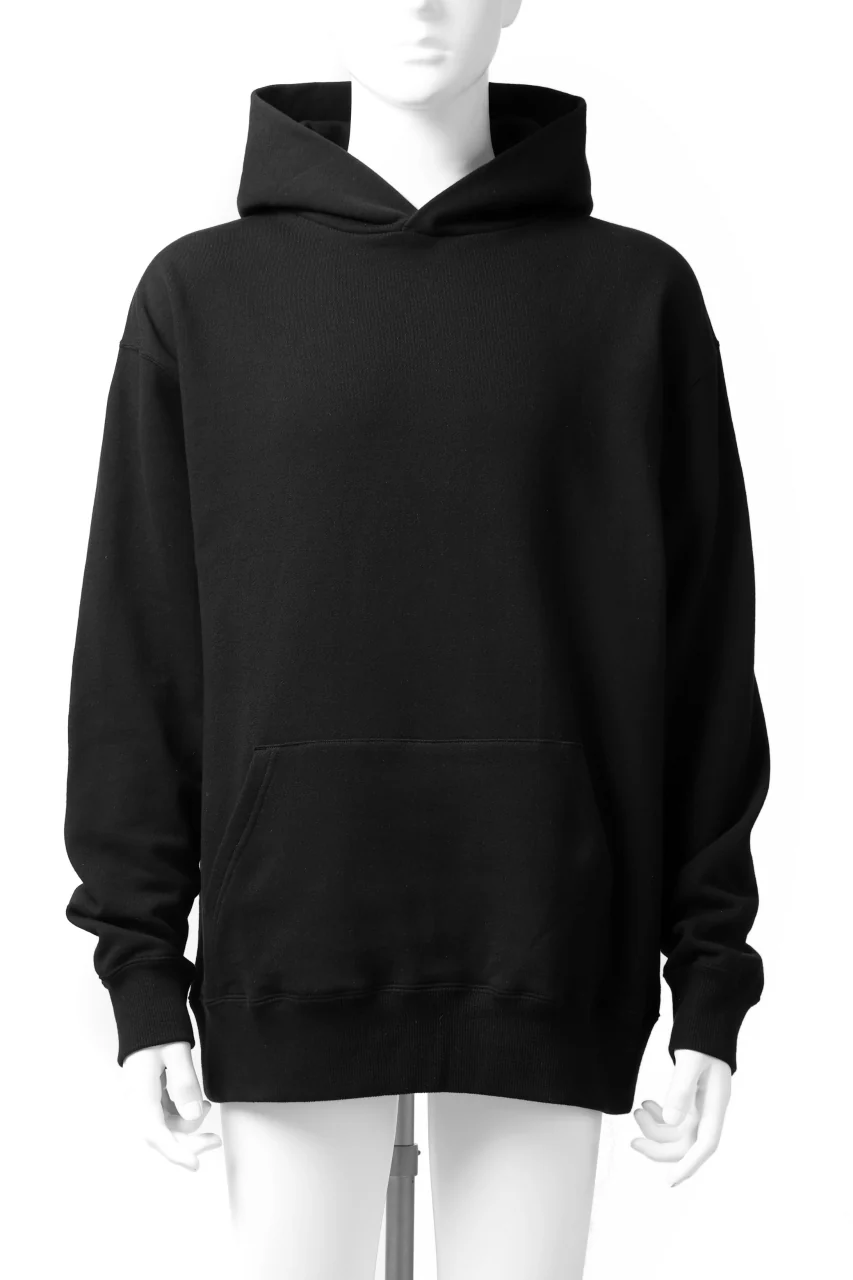 Y's REGULAR FIT LOGO SWEATER HOODIE (BLACK) - Image 11