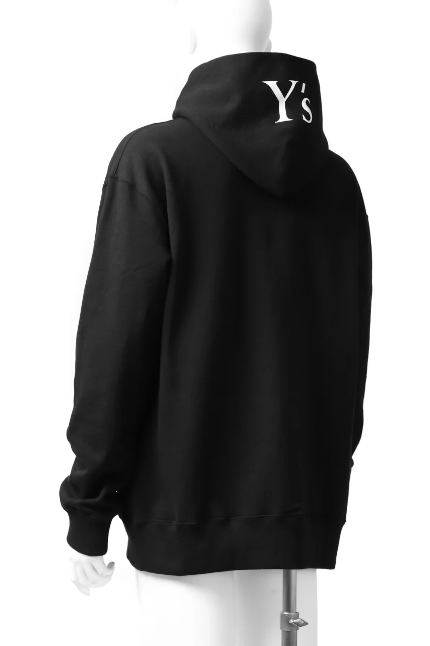 Y's REGULAR FIT LOGO SWEATER HOODIE (BLACK) - Image 13