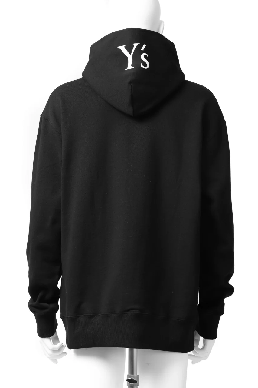 Y's REGULAR FIT LOGO SWEATER HOODIE (BLACK) - Image 14