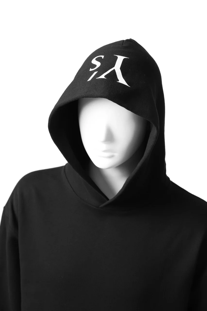 Y's REGULAR FIT LOGO SWEATER HOODIE (BLACK) - Image 17