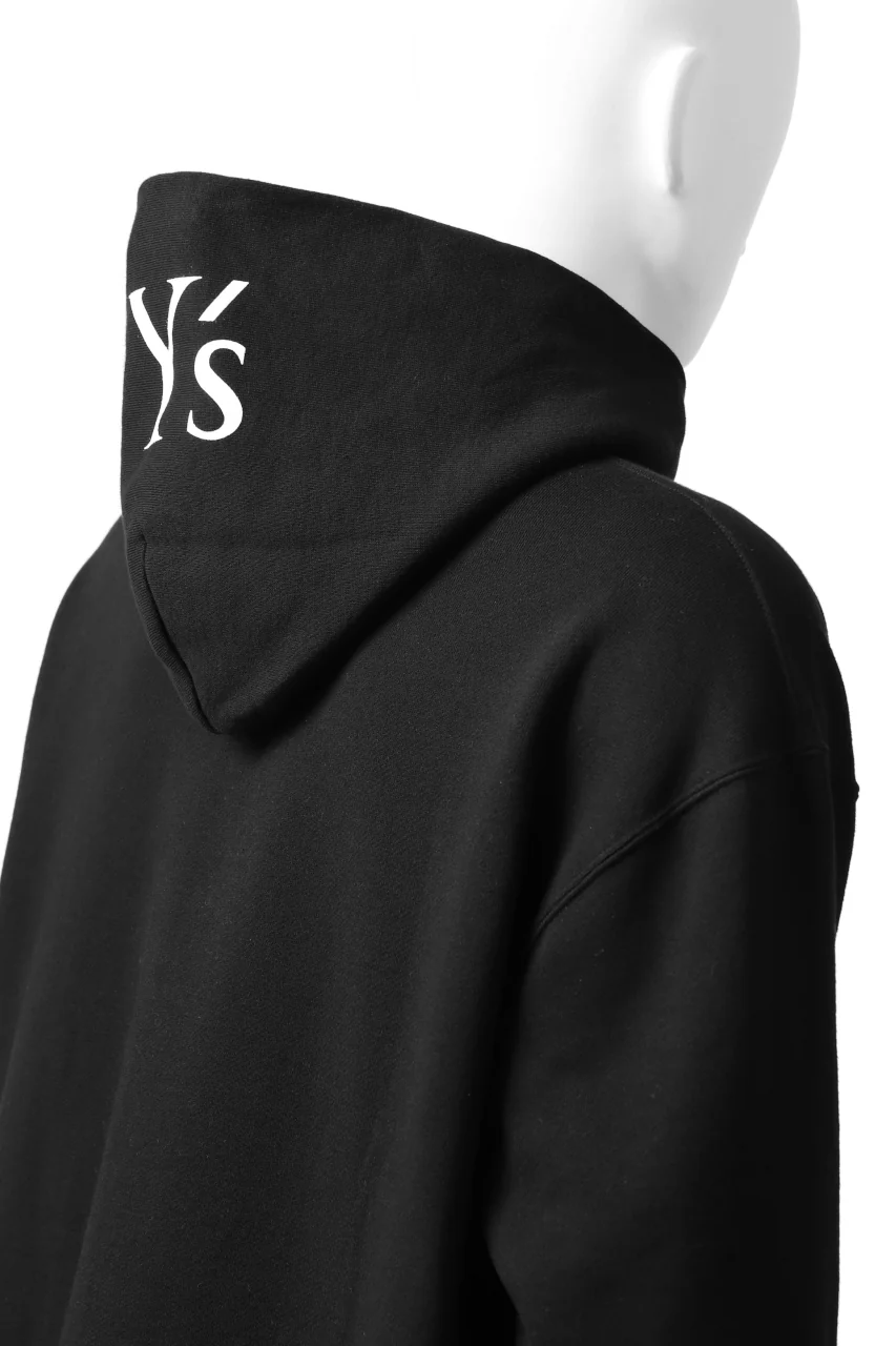 Y's REGULAR FIT LOGO SWEATER HOODIE (BLACK) - Image 26