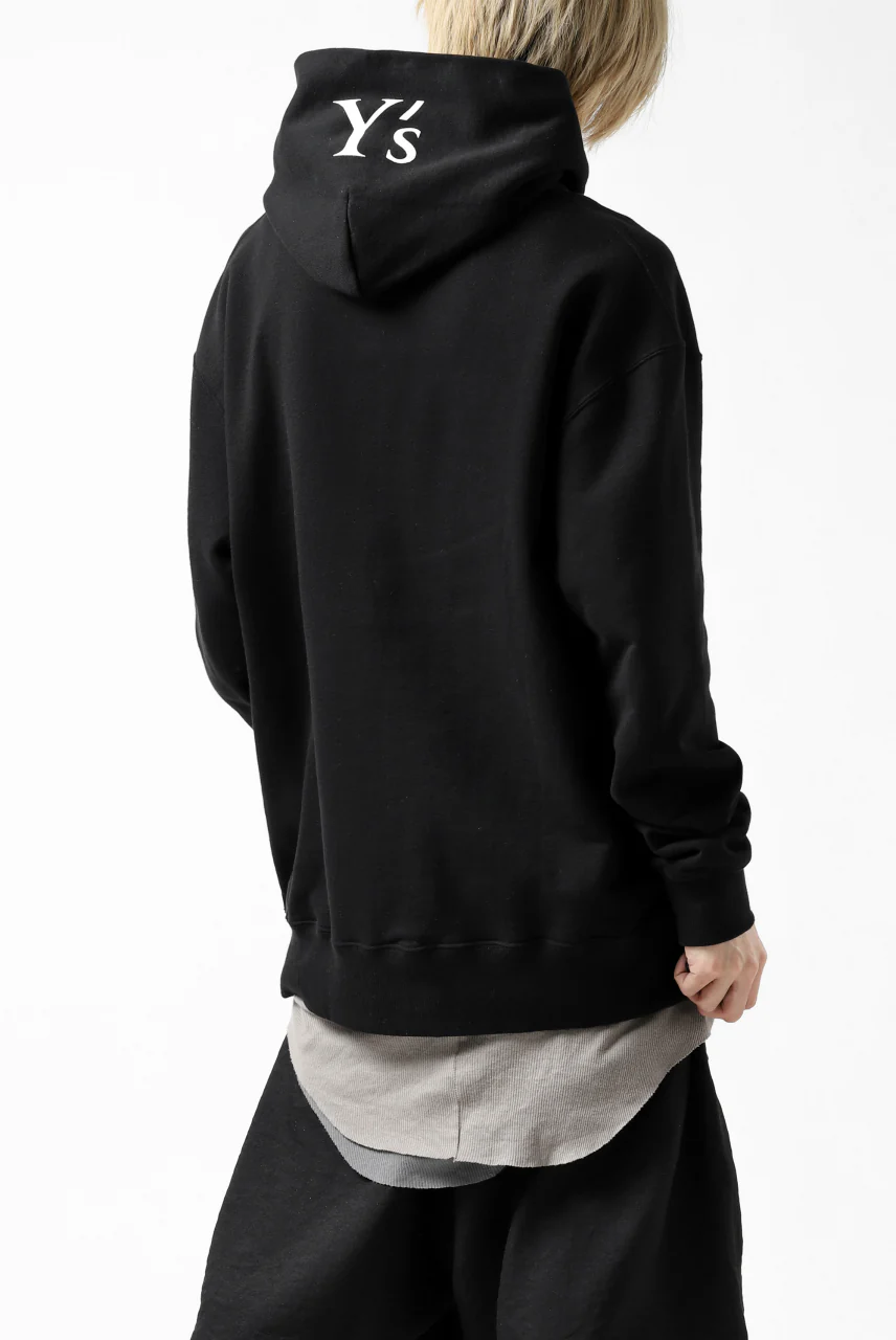 Y's REGULAR FIT LOGO SWEATER HOODIE (BLACK) - Image 29