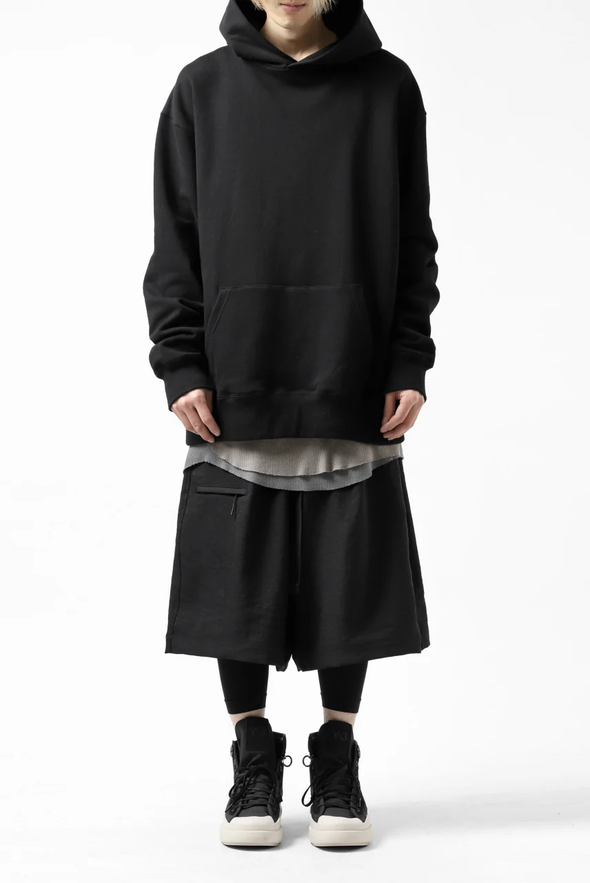 Y's REGULAR FIT LOGO SWEATER HOODIE (BLACK) - Image 34