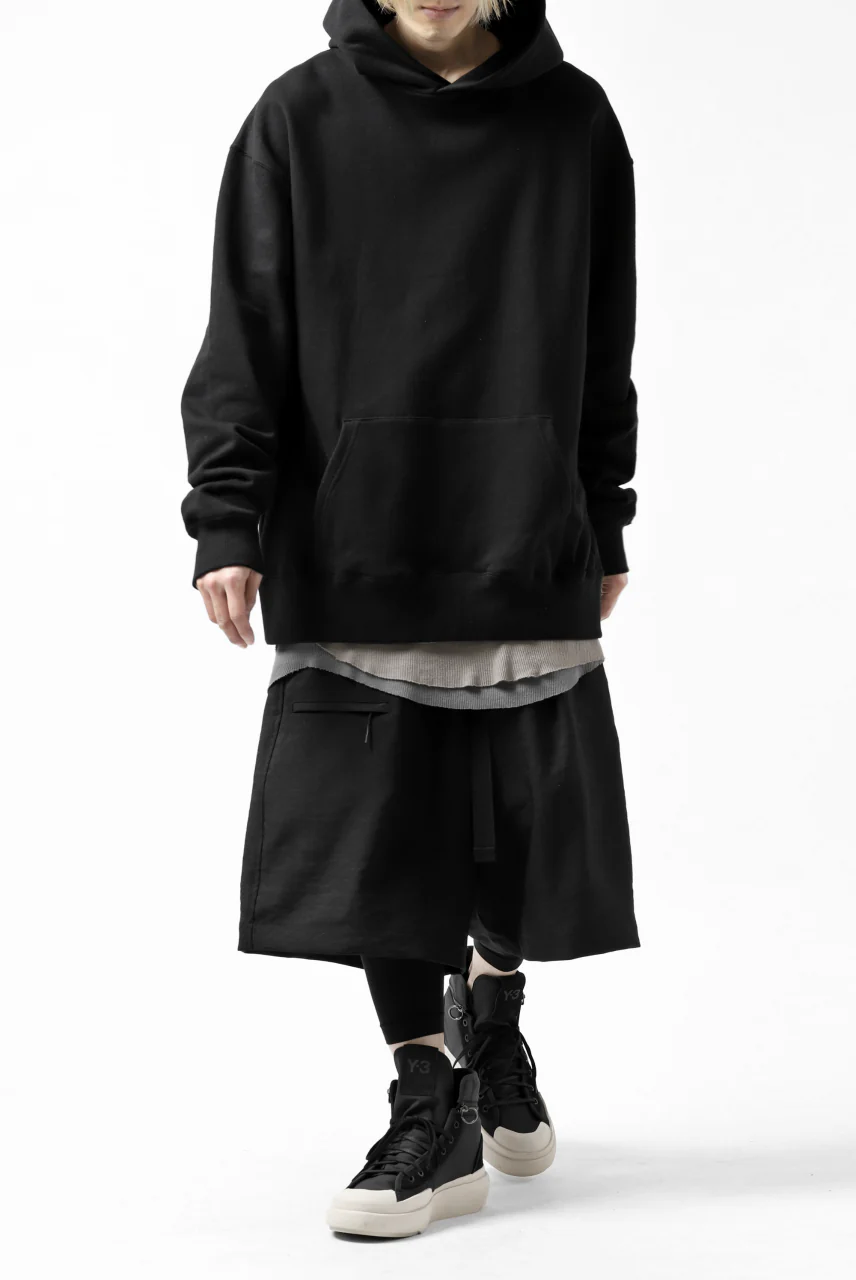 Y's REGULAR FIT LOGO SWEATER HOODIE (BLACK) - Image 35