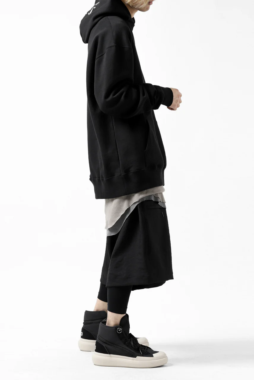 Y's REGULAR FIT LOGO SWEATER HOODIE (BLACK) - Image 37