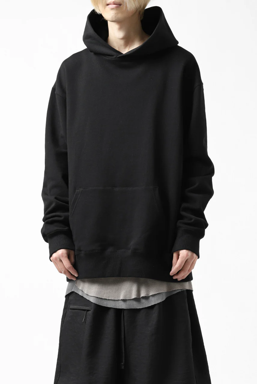 Y's REGULAR FIT LOGO SWEATER HOODIE (BLACK) - Image 6