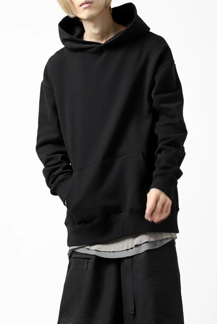 Y's REGULAR FIT LOGO SWEATER HOODIE (BLACK) - Image 7