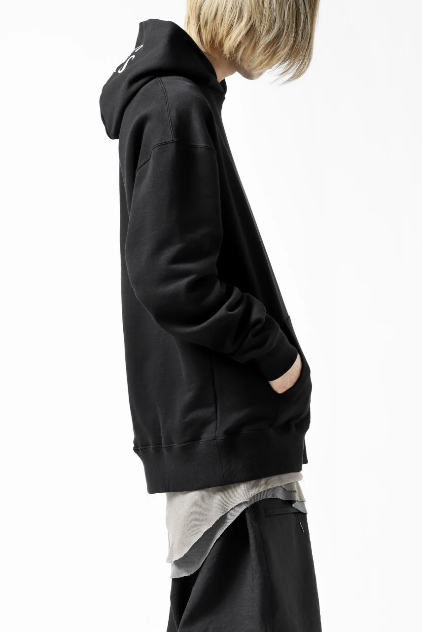 Y's REGULAR FIT LOGO SWEATER HOODIE (BLACK) - Image 9