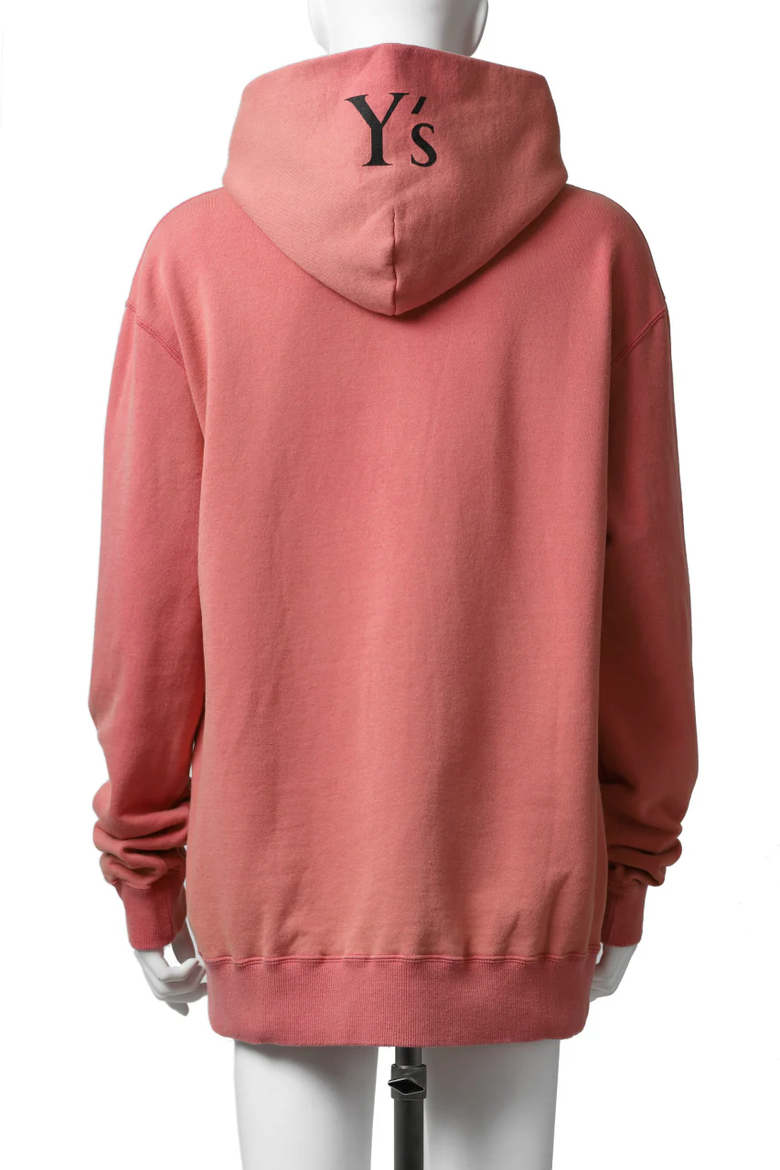 Y's REGULAR FIT LOGO SWEATER HOODIE - used finish (PINK) - Image 10