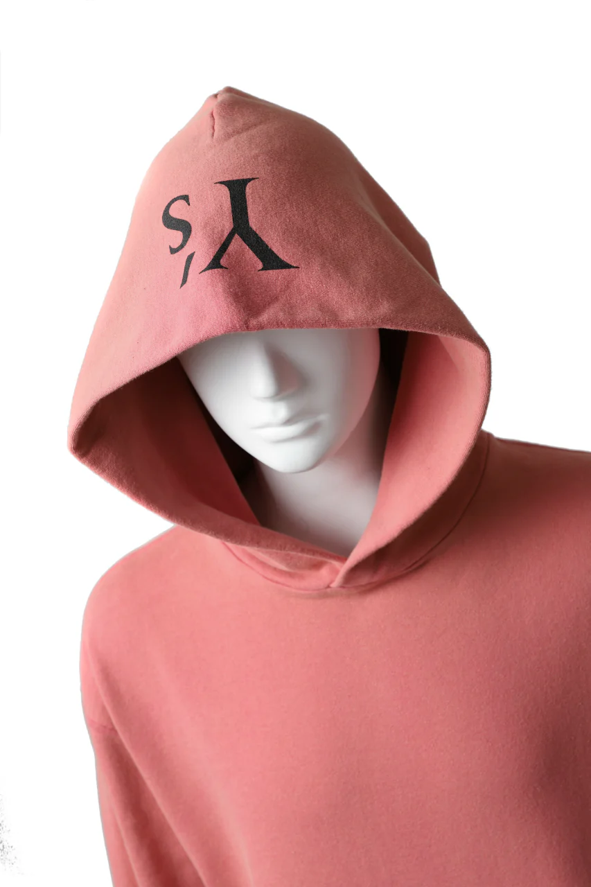 Y's REGULAR FIT LOGO SWEATER HOODIE - used finish (PINK) - Image 12