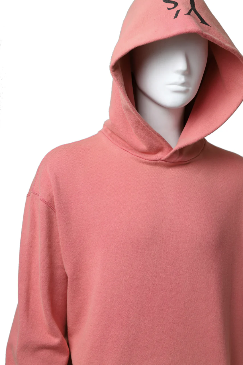 Y's REGULAR FIT LOGO SWEATER HOODIE - used finish (PINK) - Image 14